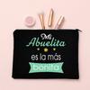 My Grandmother Is The Most Beautiful Print Makeup Bag Baby Announcement Cosmetic Bags Pregnancy Reveal Toiletry Bag for Grandma