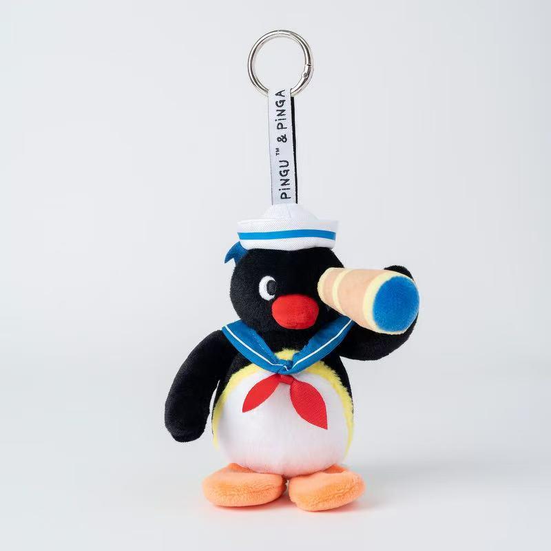 Portachiavi Peluche Pinguino Originale Bambola Ornamento per Zaini