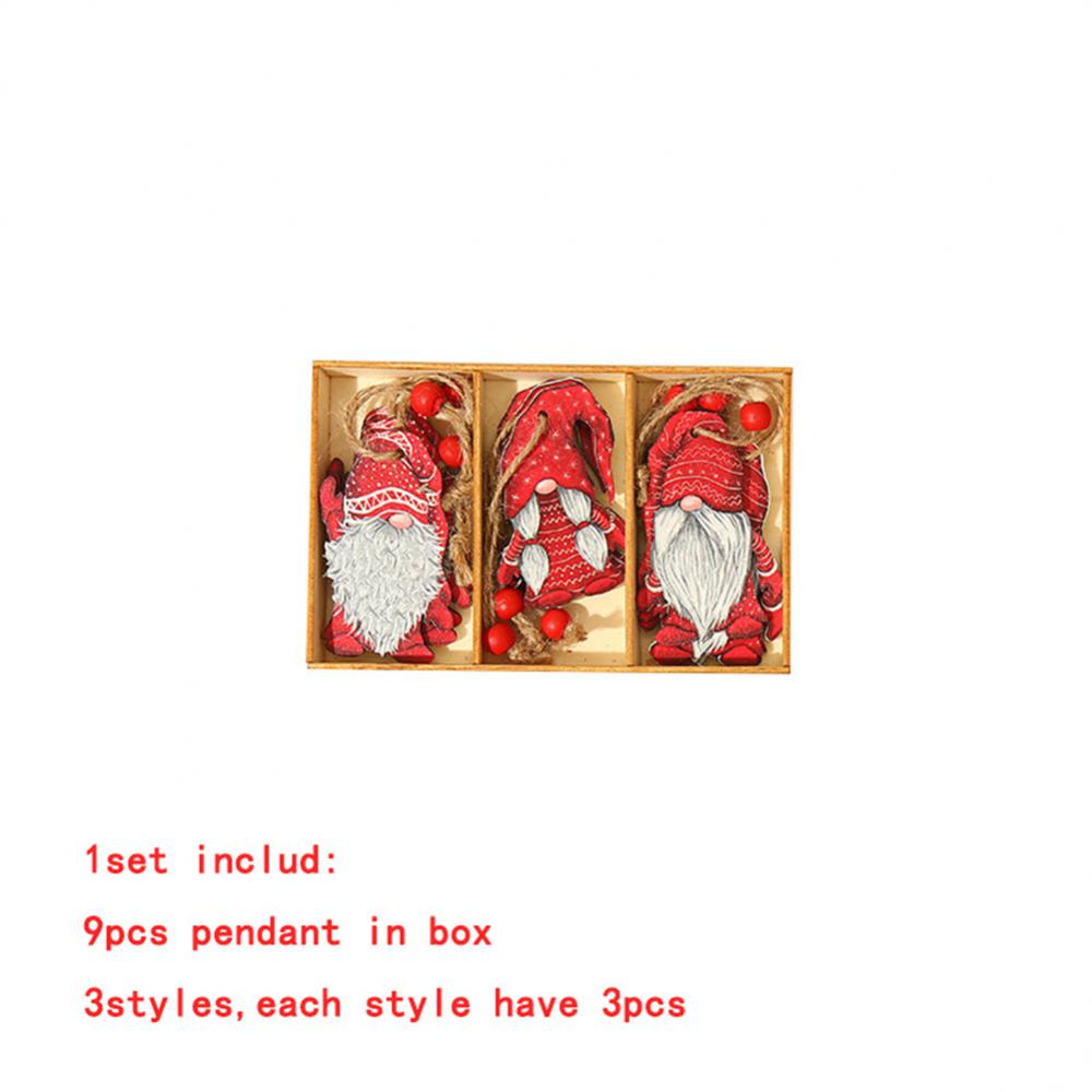 Dekoracje Świąteczne Ręcznie Robiony Design Trwały Materiał Prezenty Świąteczne Wysokiej Jakości Drewno 2025 Ozdoby Navidad 2025 Ozdoby