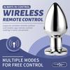 Vibrating Remote Heart-Shaped App Control Man and Woman Metal Anal Plug Adult Luminous Electric Anal Dildo Couple Intimate Toys