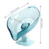 Leaf Shape Soap Dish For Bathroom Shower Suction Cup Soap Holder Imitation Jade Material Sponge Drain Rack Bathroom Accessorie