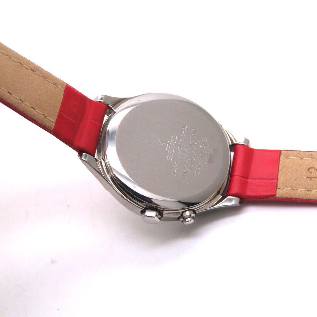 [USED] Seiko SSVV013 Lucia Radio-Controlled Solar Watch, Silver, Women's
