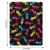 Gecko lizard pattern design Throw Blanket Cozy Microfiber Throw Blanket for Home Bedroom