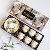 HANDUNYOU Vintage Luxury Ceramic Coffee & Tea Cup Set