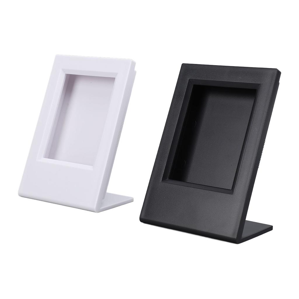 2pcs L Shape Photo Frame Acrylic Collectible Decoration Simple Ideal Present Slanted Picture Frame f