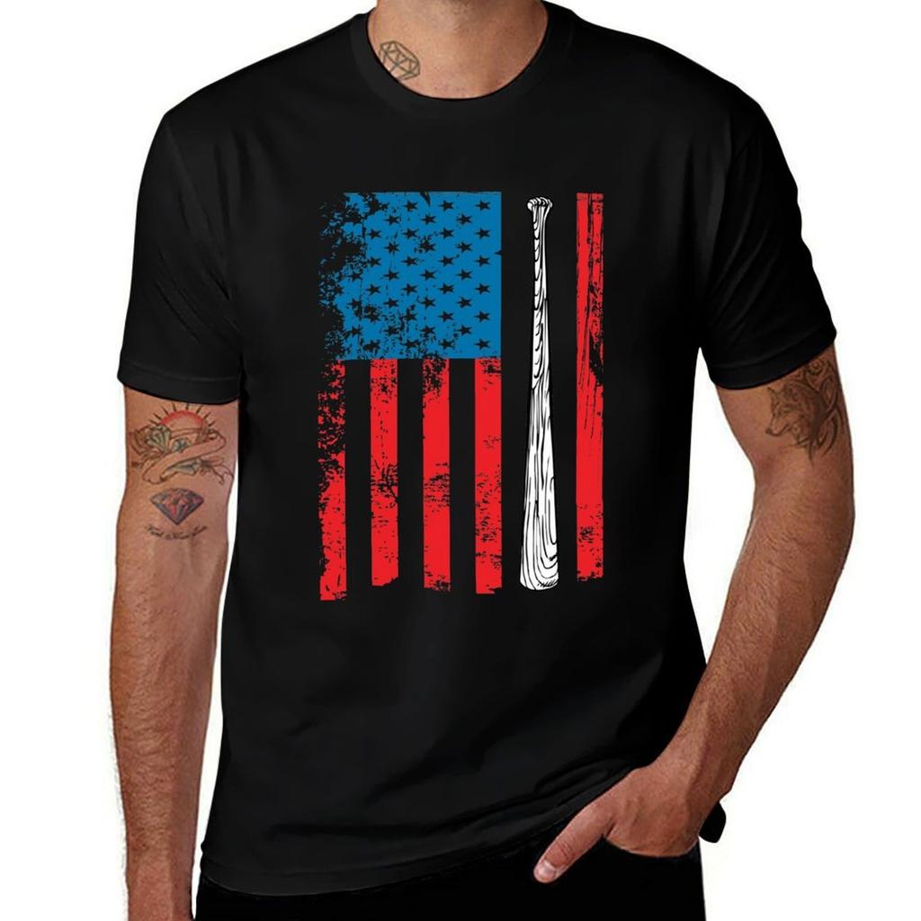 Baseball American Flag | Baseball Gifts clothing Accessories Gear Sayings Gifts for Men Gifts f