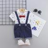 Summer Short-Sleeve Two-Piece Suit for Boys and Girls