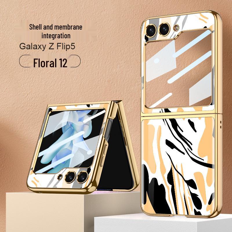 Creative Foldable Phone Case for Samsung Galaxy Z Flip5 - Stylish Design for Girls