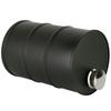 700ml Portable Stainless Steel Beer Barrel Wine Liquor Hip Flask with Sealing Lid(Black)
