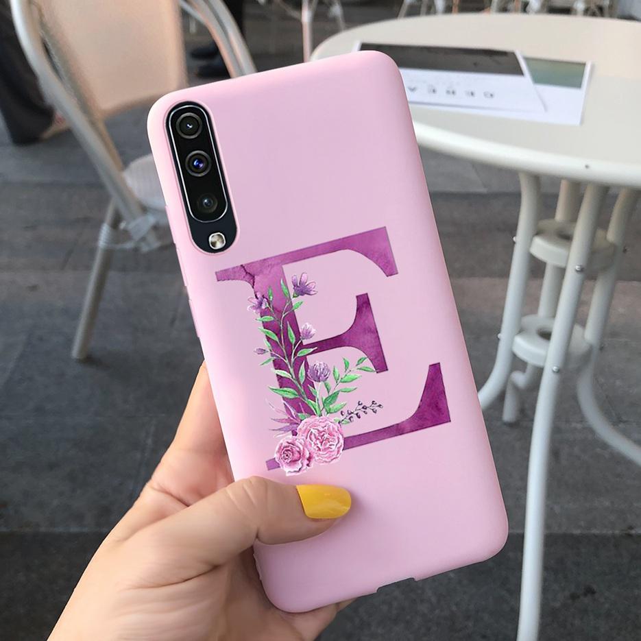 For Samsung Galaxy A30s A50s Case Soft Silicone Cute Letters Back Cover For Samsung A30 A50 s A 30 50 s Phone Cases Coque Bumper