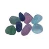 Multicolored Transparent Glass Rocks for Landscaping & Fish Tanks