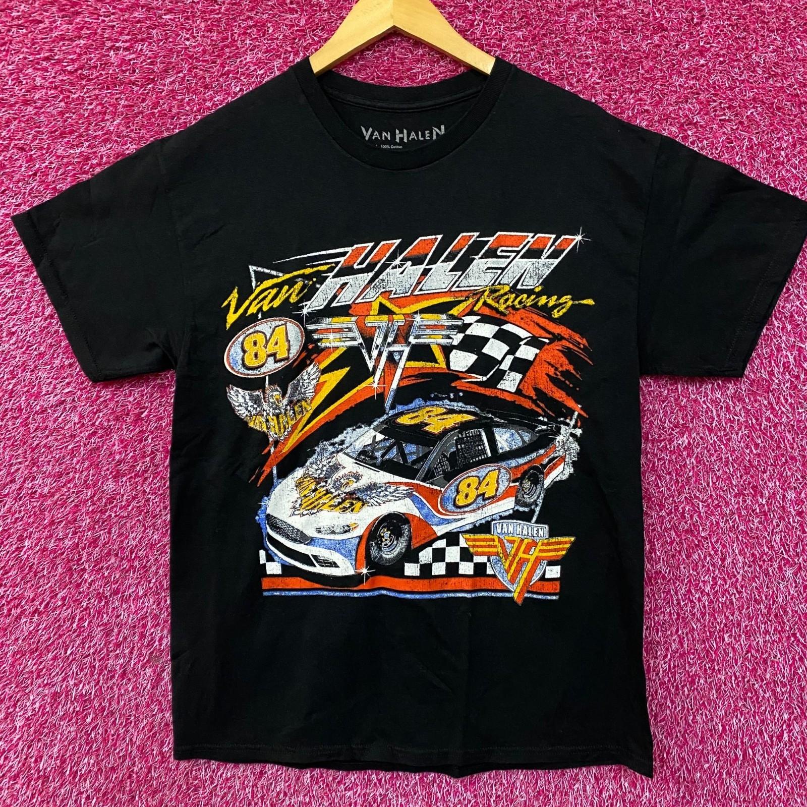 Футболка с графическим дизайном гоночного автомобиля Nascar Van Halen XL
