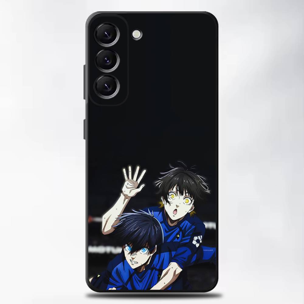 Blue Lock Anime Phone Case For Samsung Galaxy A13,A21s,A22,A31,A32,A52,A53,A71,A80,Soft Black Shell