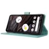 For Google Pixel 7a Case Textured Leather Wallet Phone Cover with Strap