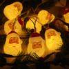Christmas Lights, LED Light Strings, Outdoor Decorative Atmosphere Lights, Santa Claus Shaped Colored Lights