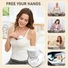 2PCS Hands Free Wearable Invisible Breast Pump Portable Painless Low Noise Electric Feeding Pump