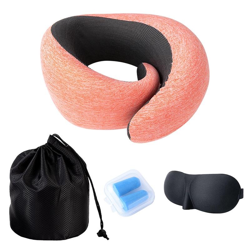 

Подушка для шеи U-образной формы из пены с эффектом памяти Snail Travel Neck Pillows Portable Stern Vertebra Airplanes Noon Break Pillow Relax