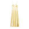 2025 Summer Women's European & American Style Embellished Silky Midi Dress
