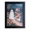 Framed Ghost Picture Ghost Wall Art Decoration Creepy Gothic Picture