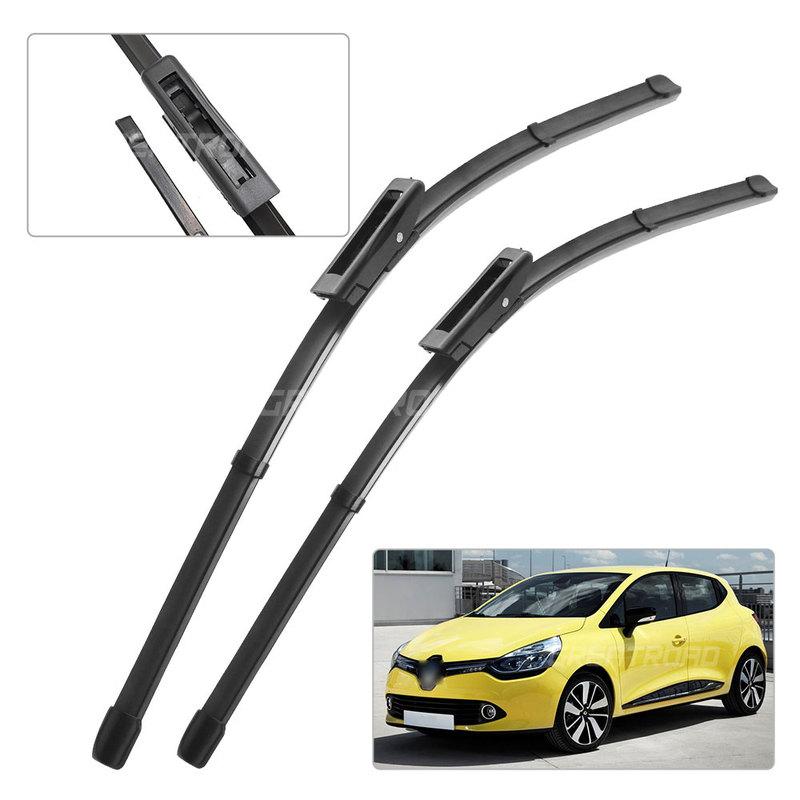 Für Renault Clio 4 2012-2018 2013 2014 2015 2016 2017 Scheibenwischer Frontscheibenwischerblätter Windschutzscheibe Scheibenwischerbürste 26"+14\"