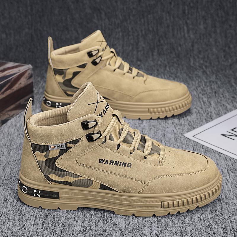 Martin Stiefel Herbst High-Top Retro Kampfstiefel Outdoor Bergsteigen Wüsten Arbeitsschutz