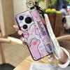 Protective Kickstand Phone Case For Huawei P70 Pro/Pura 70 Pro+ Wrist Strap Shockproof Dirt-resistant Cartoon Cute Ring