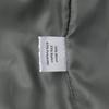 Women Loose Stand Collar Zipper Pocket Herringbone Long Sleeve Jacket Coat