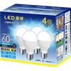 Miniature Krypton-type LED Light Bulb, E17 Base, Equivalent To 60W Incandescent Bulb, 760lm, Daylight White (5.2W), Small Size [Slim Neck Type], High