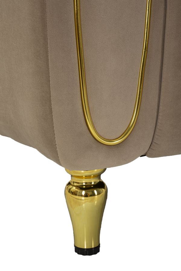 Armchair Alma Grey With Cushion Cm 97X81X71