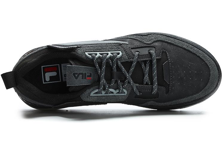 Men's Sneakers FILA PALA Fabric Low top Skateboard Shoes Men's Black Contour Gray
