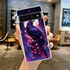 Black Raven Phone Case Cover for Google Pixel 9 8 7 6 5 4 4XL Soft TPU 7A 6A 5A 4A 3A Pro XL 5G Transparent Shell Fundas Capas