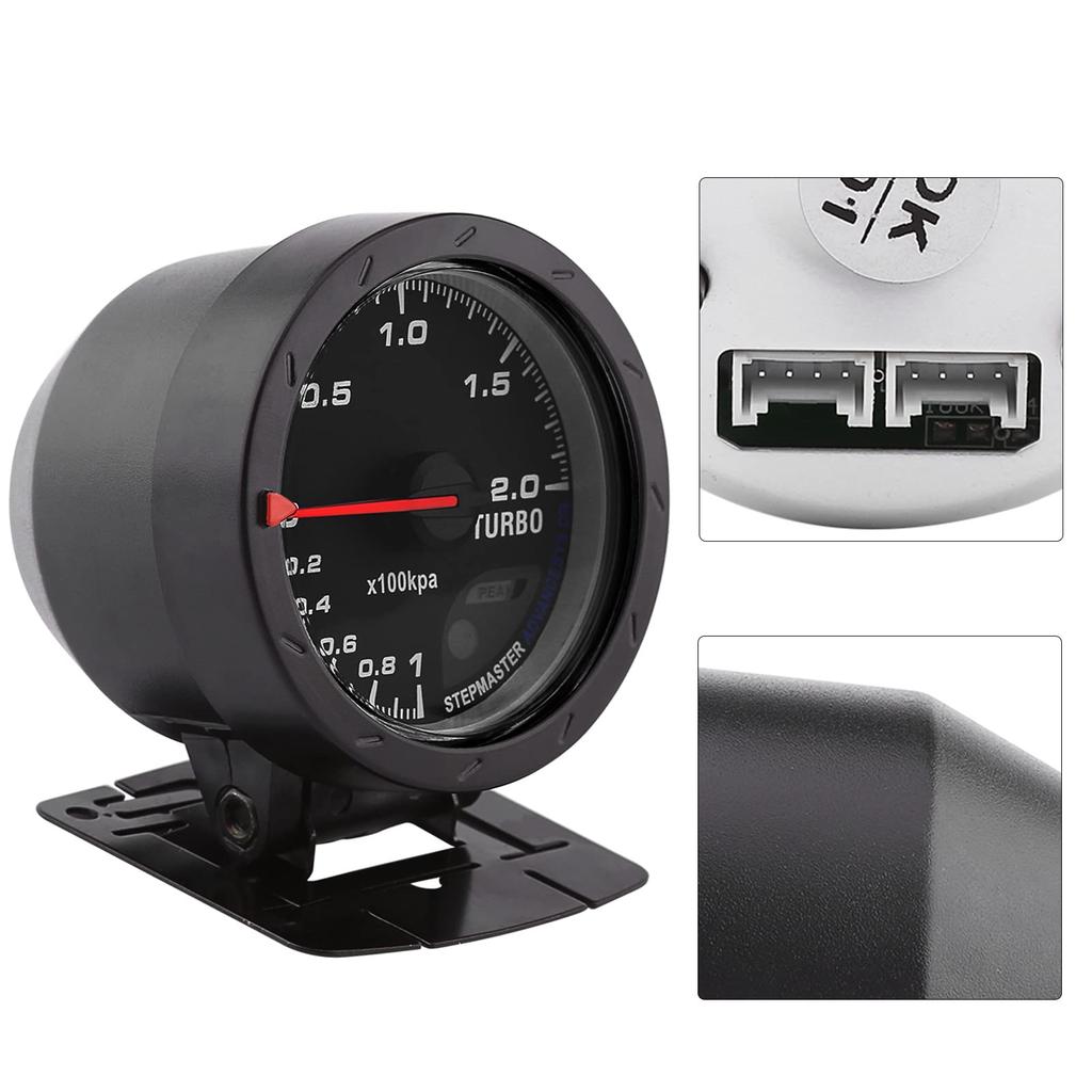 General Purpose 60mm LED Car Boost Gauge Turbo Meter Boost