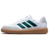 New Adidas COURTBLOCK Abrasion Resistant Breathable Low Top Tennis Shoes Men's White Green IF6505