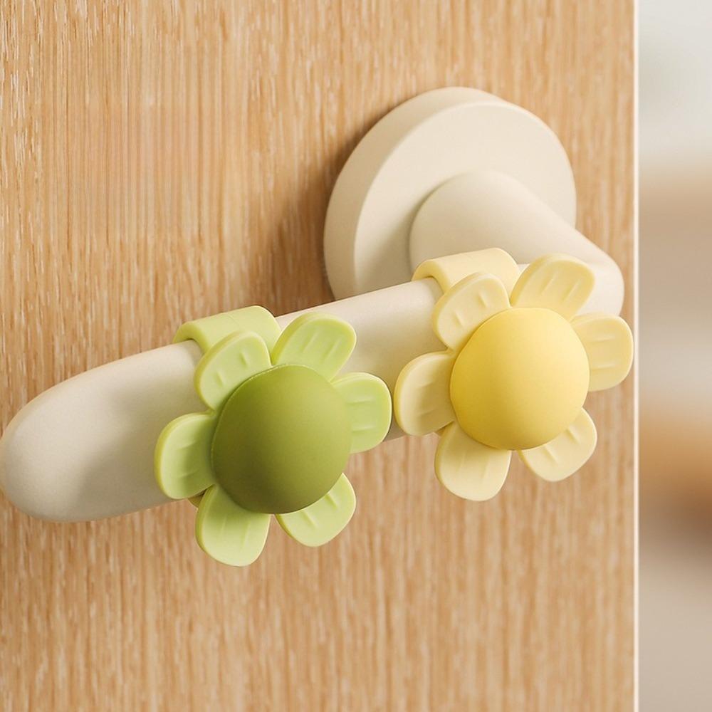 Anti-Collision Door Handle Protector Silent Protection Doorknob Bumper Pad Home Use