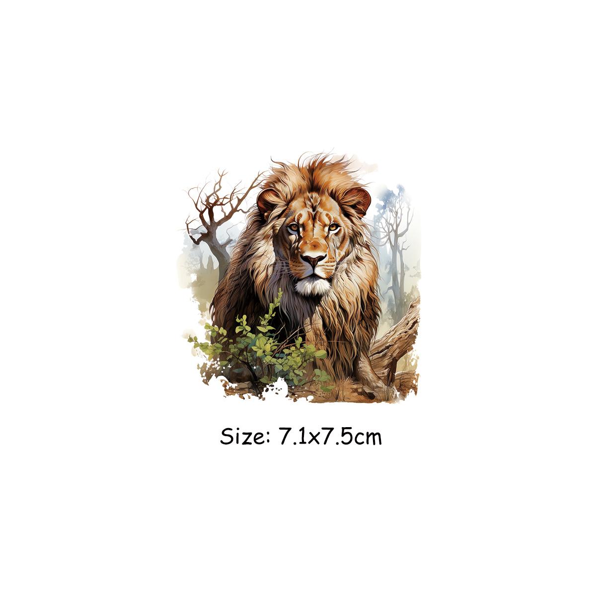 

Виды львов, нашивки для одежды, термопресс, толстовки с теплопередачей, Diy Parches, Ropa, джинсы, наклейка на одежду, термоклеевые нашивки