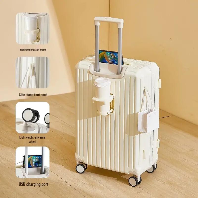 Sanhe Multi-functional ABS Hard Shell Luggage 20 inch