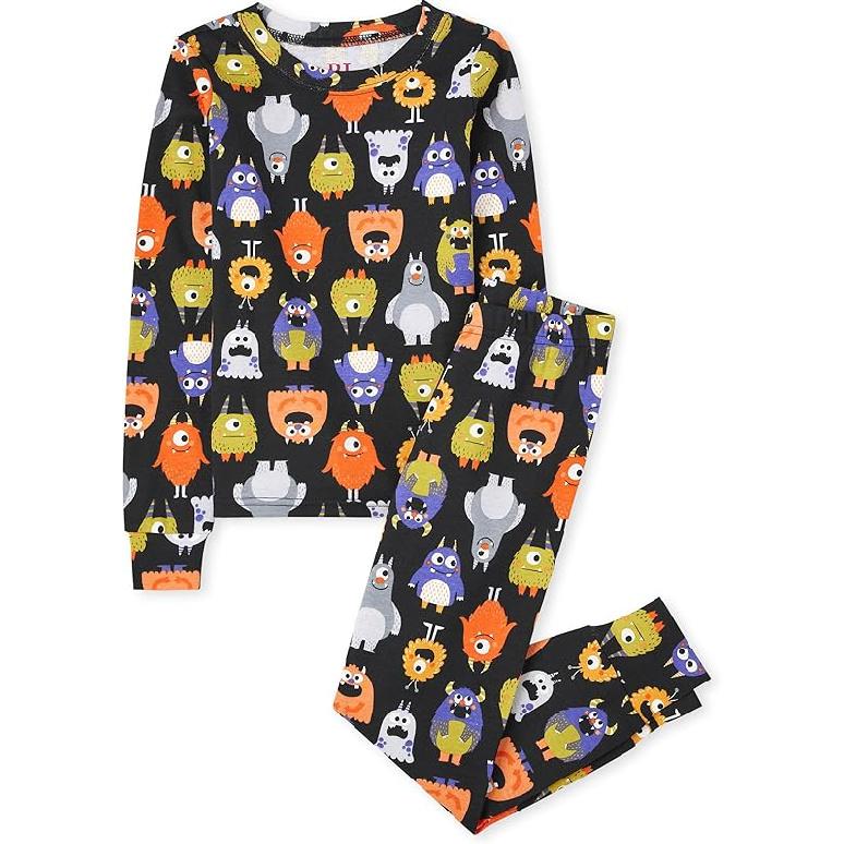 The Children s Place Детские, для малышей и старших детей, matching, Пижамы на Хэллоуин, Хлопок 14