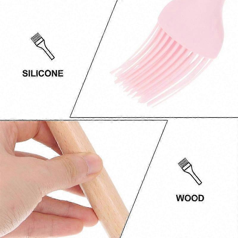 Silicone Pastry Brush Set for Cooking Kitchen Oil Brush 4Pcs