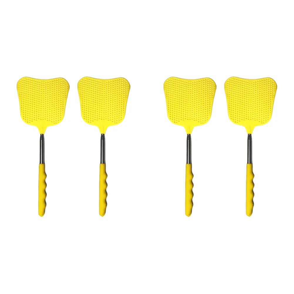 2/6 Confezioni Schiaccia mosche telescopici Manico lungo Schiaccia zanzare mosche Trappola Schiaccia mosche manuale Repellente per insetti Schiaccia insetti Estendibile 65cm