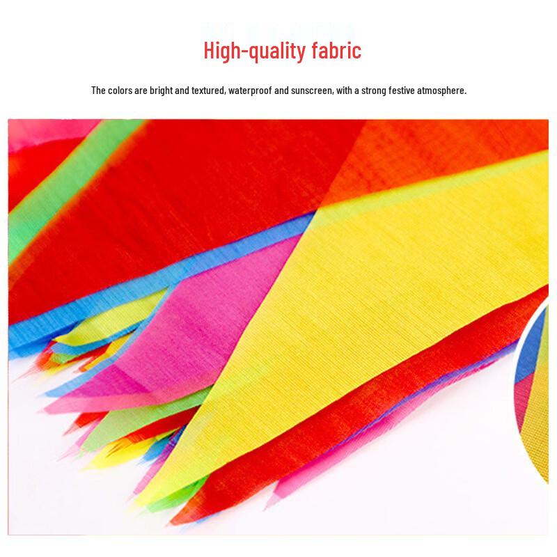 Xingpuhui Outdoor Warning Pennant String Flags