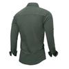 High Quality Cotton Shirt Men Outdoor Multi Pockets Long Sleeved Cargo Shirts Man Loose Shirts Male Solid Casual Blouse