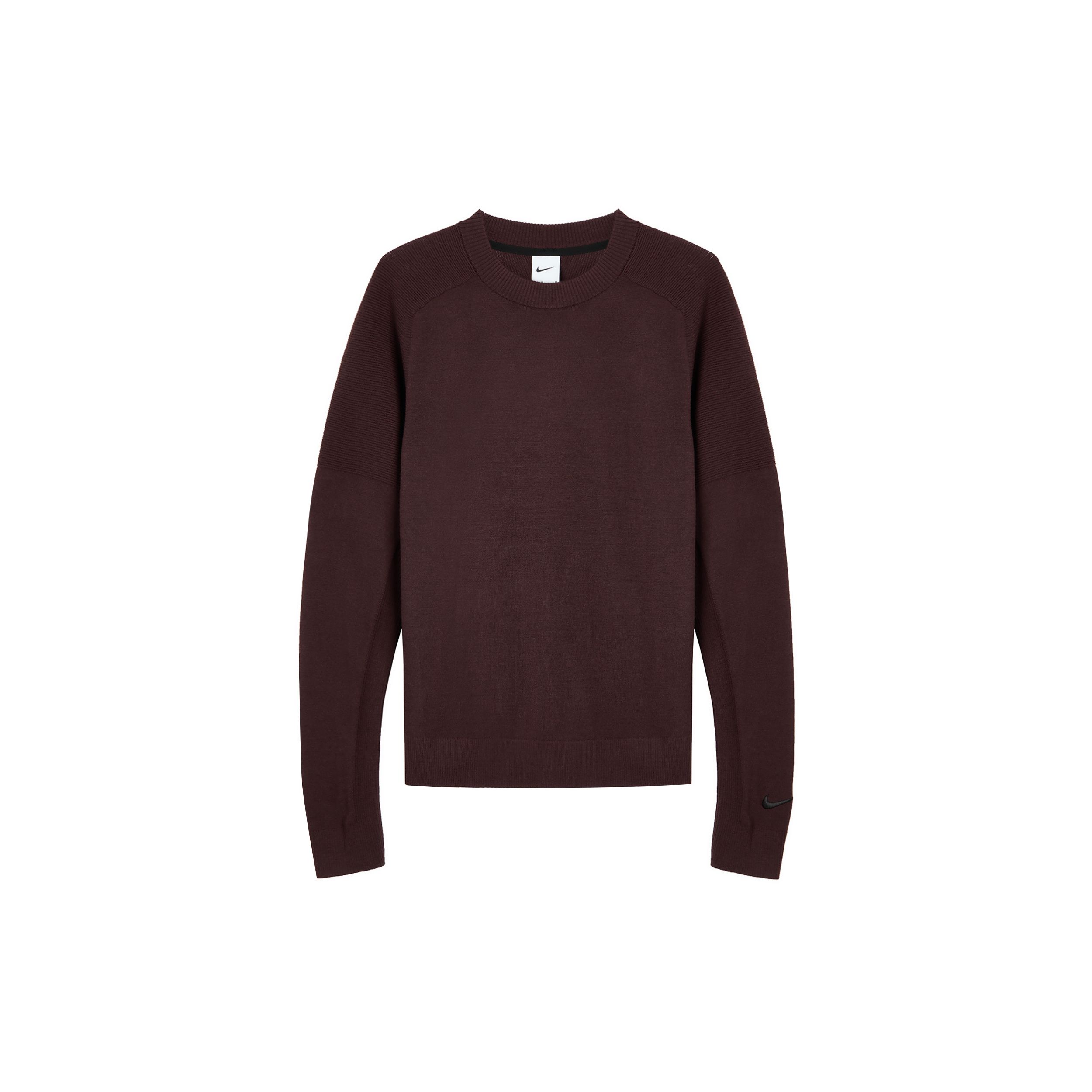 

Nike Свитер с круглым вырезом, реглан, длинный рукав, толстовка, мужская толстовка, коричневый, красный CU9783-652 XS