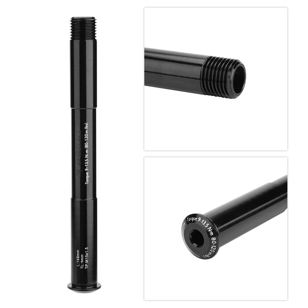 Bike Front Hubs Tube Shaft Axle Lever 100*15 for ROCK SHOX Fork Accessory Bike Fork Accessory Fork Front Shaft Fork Axle
