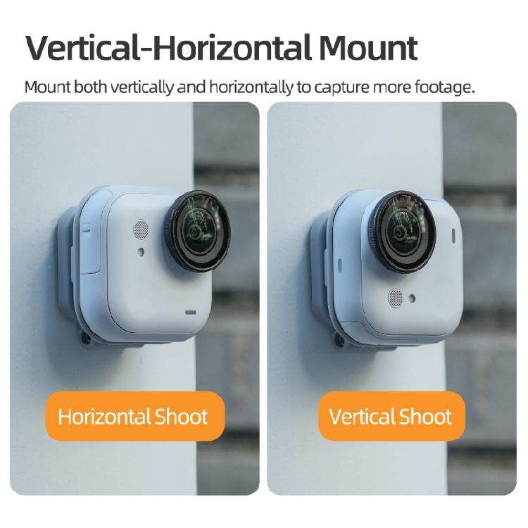 Durability Magnetic Camera Mount with Adhesive Iron Plate for GO Ultra Foldable Quick Detach Design MultiPosition Shoot