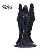 Niche Art Collectibles Gothic Faceless Witch Reaper Resin Statue, Vintage Black Robed Grim Figurine, Matte Spooky Interior Ornament Dark Desktop