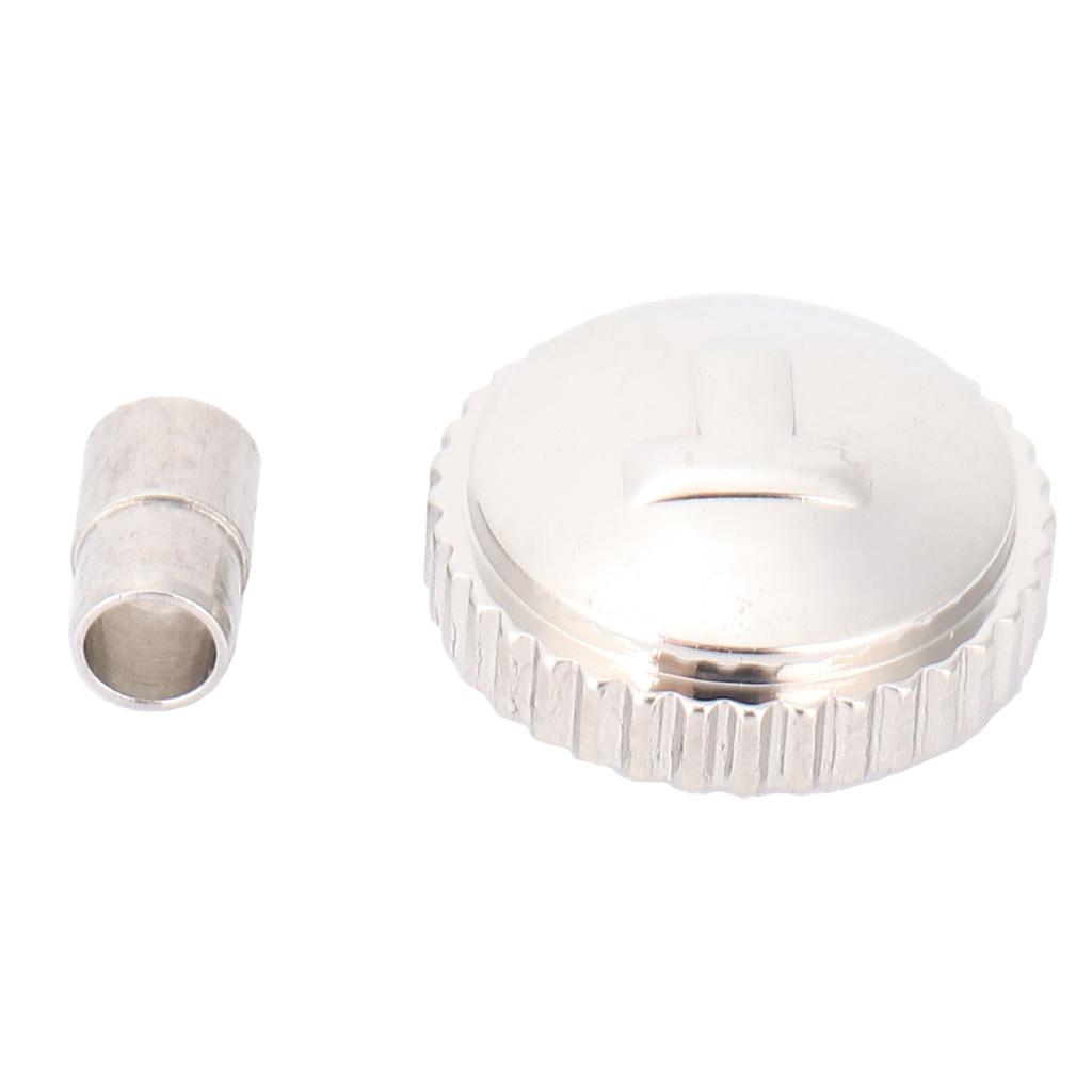 Watch Crown Spare Parts Alloy T41 Watch Head Repair Parts Replacement Accessories Silver