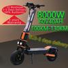 2026NEW X8 PRONew E-Scooter - 130 Km/h, 8000W Dual Motor Electric Scooter, Long Range, 14-Inch Wheels, 60V High-Speed