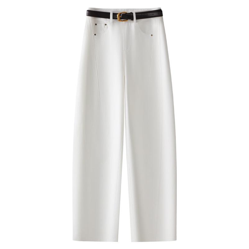 

2025 White Scimitar Women s Slimming High-Waist Straight-Leg Jeans 3XL жёлтый