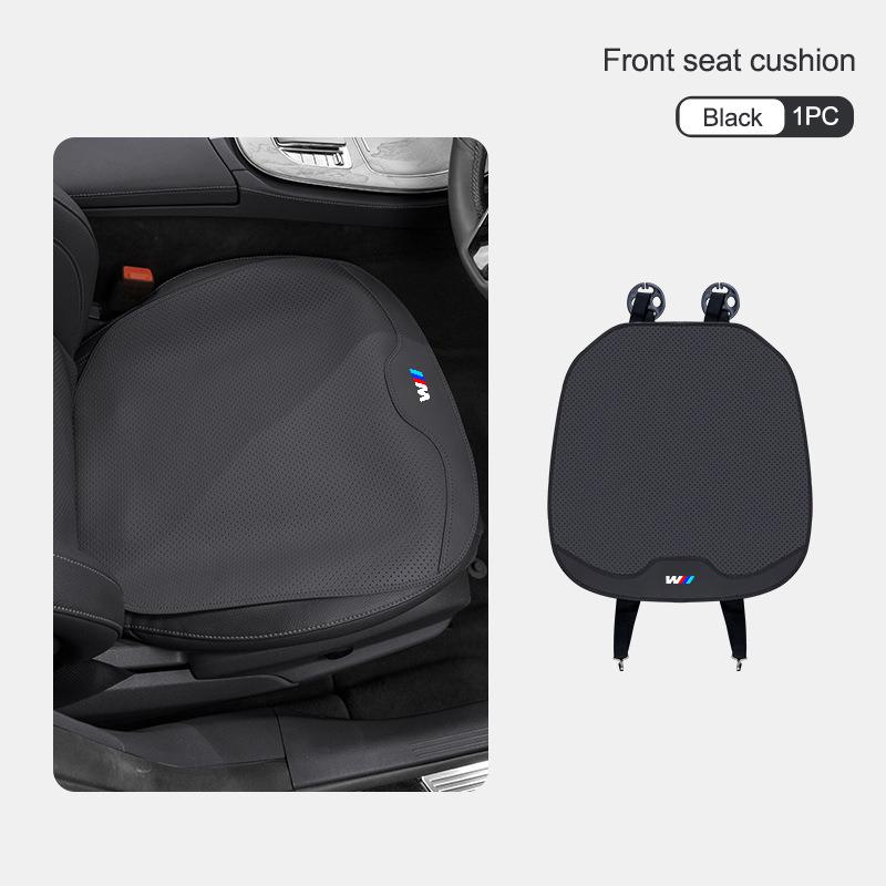 RDZZ5 Car Seat Cover Sweatproof Breathable Anti-slip Seat Mat Pad For BMW M E46 E36 E34 F10 E90 F30 E60 F30 E53 E30 E92 E87 Sticker