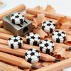36Pcs Cartoon Football Pattern Eraser School Kindergarten Birthday Party Gift Stationery Football Rubber